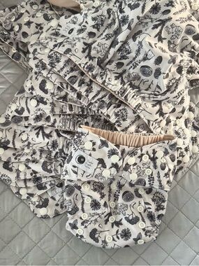 Twisted Mystic Tushies Tranquilitea themed pocket cloth diaper NEW 13 bundle